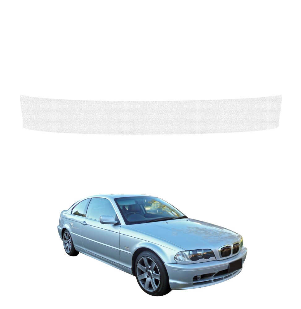 Powłoka techniczna na próg bagażnika do BMW 3 E46 Coupe Pre-LCI (1999-2002) GRIZZ HeavyDuty Biała
