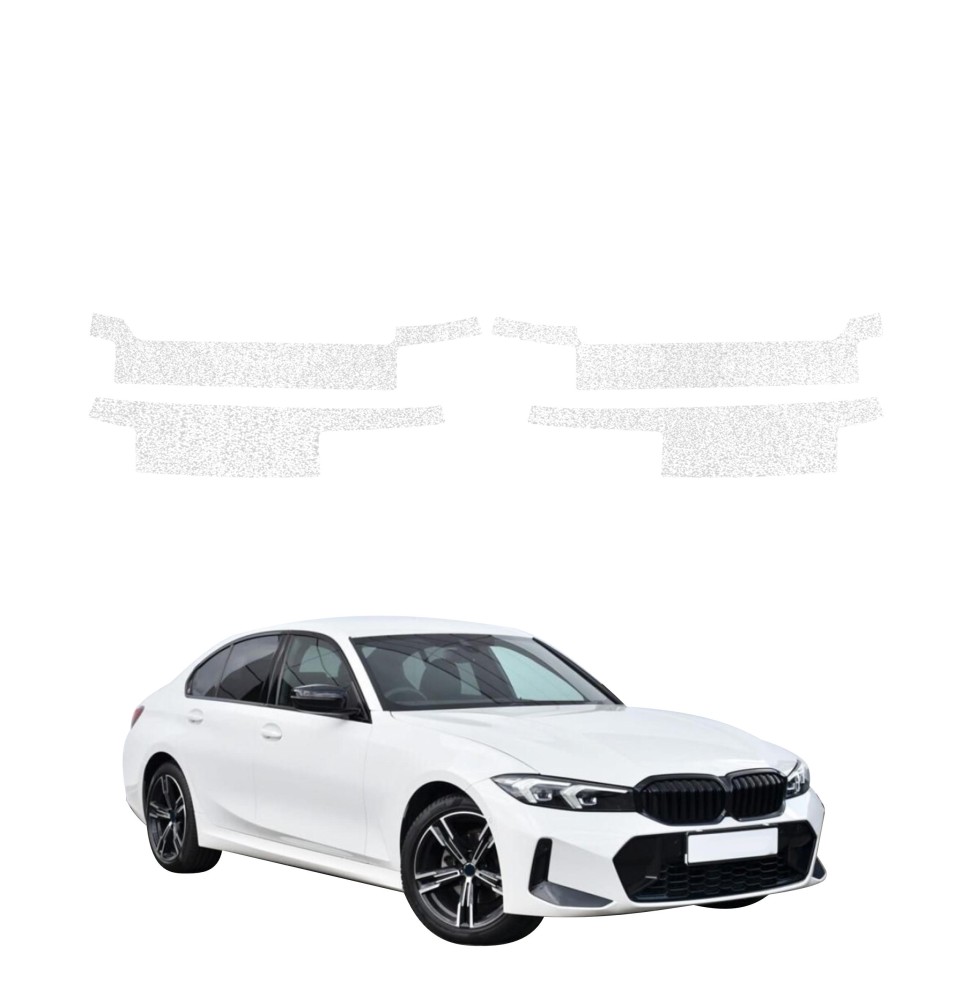 Powłoka techniczna na progi do BMW 3 G20 Sedan (2022-2026) GRIZZ 4w1 HeavyDuty Biała