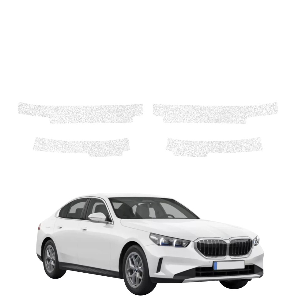 Powłoka techniczna na progi do BMW 5 Sedan G60 520i (2024-2026) GRIZZ 4w1 HeavyDuty Biała