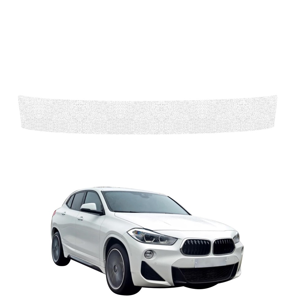 Powłoka techniczna na próg bagażnika do BMW X2 (2017-2023) GRIZZ HeavyDuty Biała