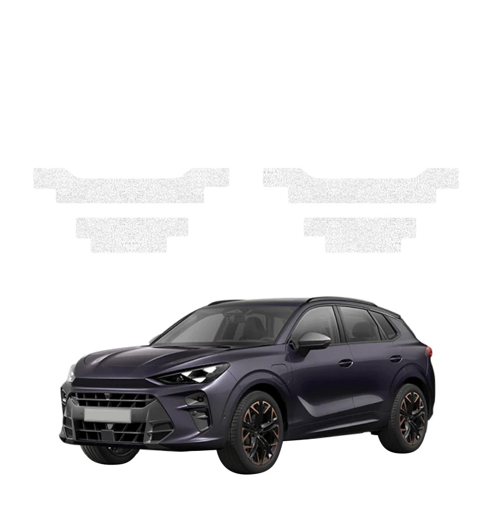 Powłoka techniczna na progi do Cupra Terramar (2024-2026) GRIZZ 4w1 HeavyDuty Biała