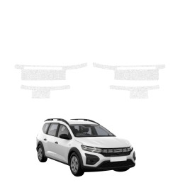 Powłoka techniczna na progi do Dacia Jogger (2022-2026) GRIZZ 4w1 HeavyDuty Biała
