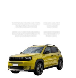 Powłoka techniczna na progi do Fiat Grande Panda (2025-2026) GRIZZ 4w1 HeavyDuty Biała