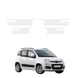 Powłoka techniczna na progi do Fiat Panda 3 Hatchback 5D (2011-2016) GRIZZ 4w1 HeavyDuty Biała