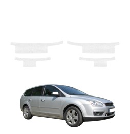 Powłoka techniczna na progi do Ford Focus Mk2 Kombi (2004-2007) GRIZZ 4w1 HeavyDuty Biała