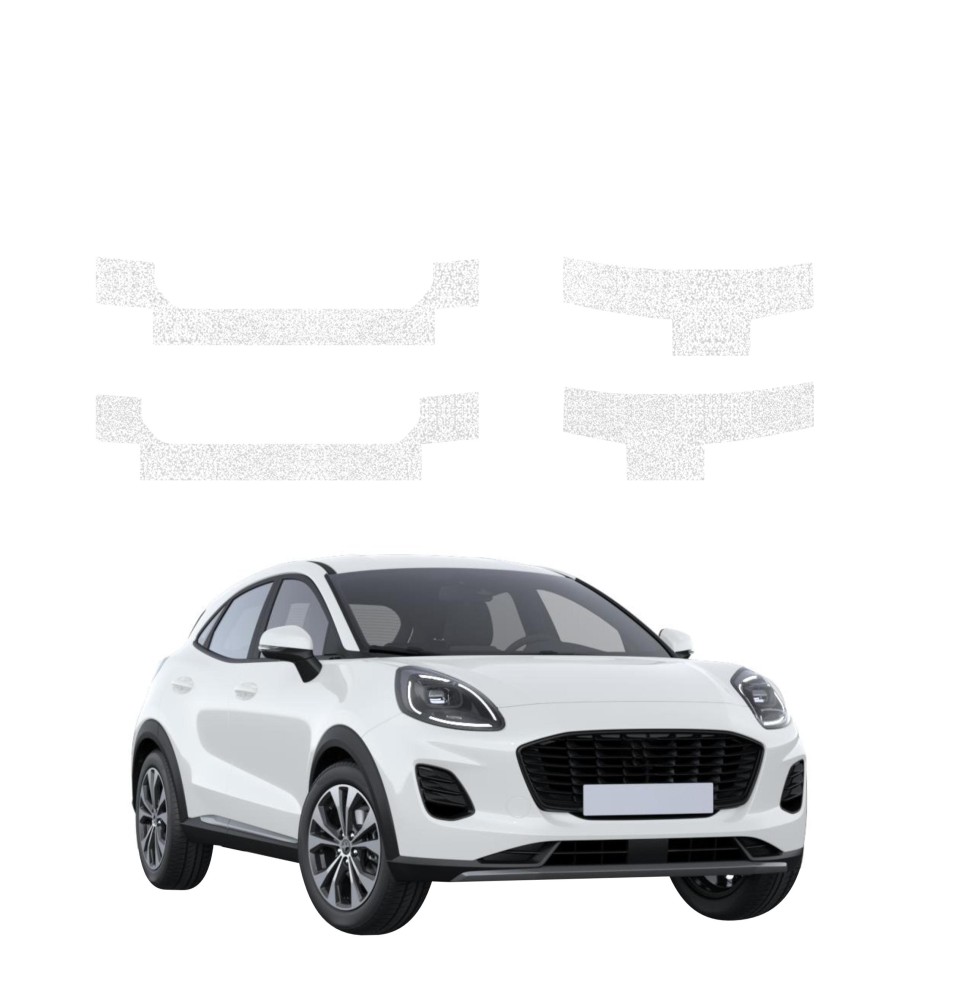 Powłoka techniczna na progi do Ford Puma Facelift (2024-2026) GRIZZ 4w1 HeavyDuty Biała