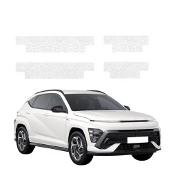 Powłoka techniczna na progi do Hyundai Kona N-Line (2023-2026) GRIZZ 4w1 HeavyDuty Biała