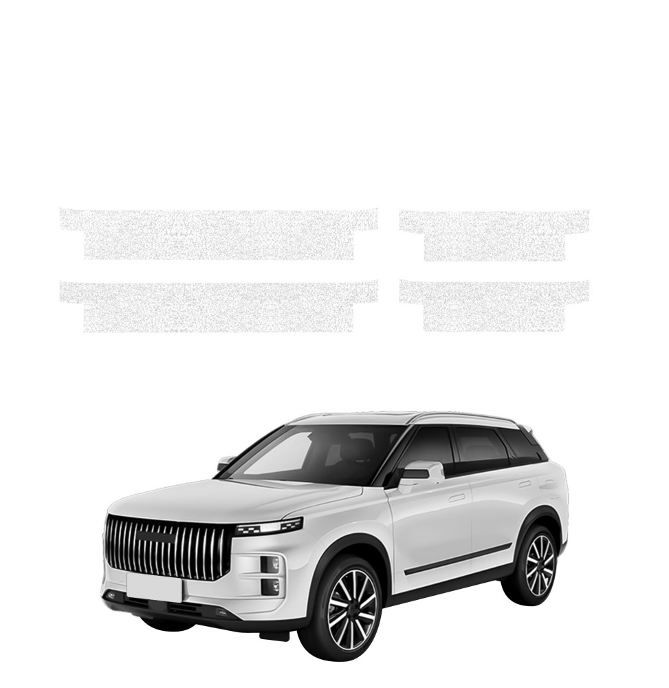 Powłoka techniczna na progi do Jaecoo J7 (2024-2026) GRIZZ 4w1 HeavyDuty Biała