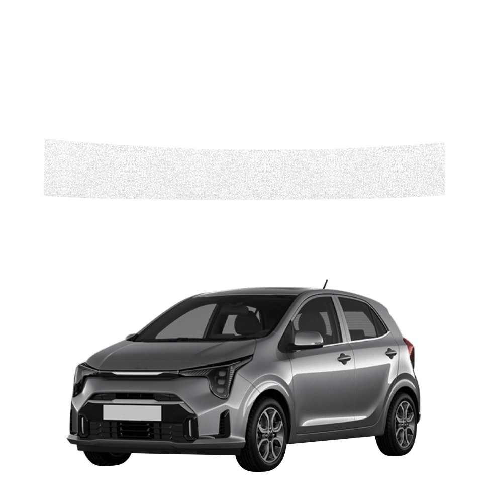 Powłoka techniczna na próg bagażnika do Kia Picanto (2023-2026) GRIZZ HeavyDuty Biała