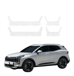 Powłoka techniczna na progi do Kia Sportage 5 Facelift (2025-2026) GRIZZ 4w1 HeavyDuty Biała