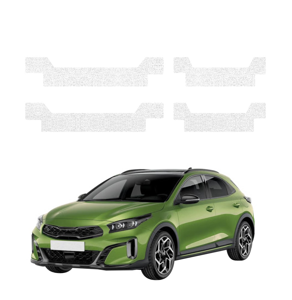 Powłoka techniczna na progi do Kia XCeed (2022-2025) GRIZZ 4w1 HeavyDuty Biała