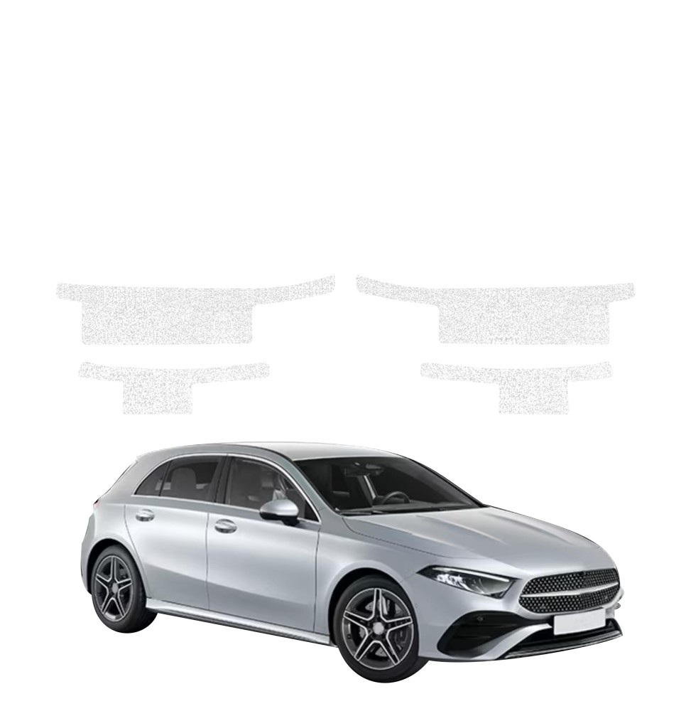 Powłoka techniczna na progi do Mercedes A Klasa W177 (2018-2026) GRIZZ 4w1 HeavyDuty Biała