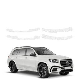 Powłoka techniczna na progi do Mercedes GLS 450d (2023-2026) GRIZZ 4w1 HeavyDuty Biała