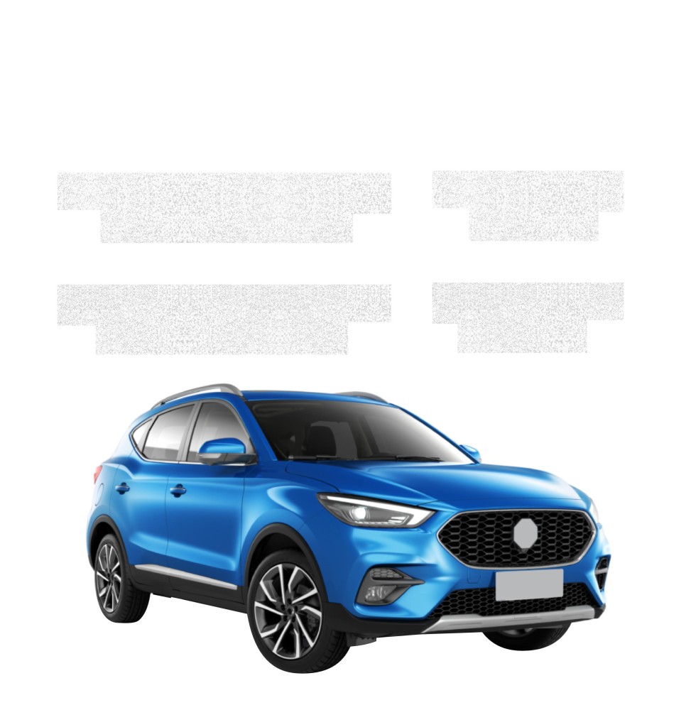 Powłoka techniczna na progi do MG ZS Classic (2019-2025) GRIZZ 4w1 HeavyDuty Biała