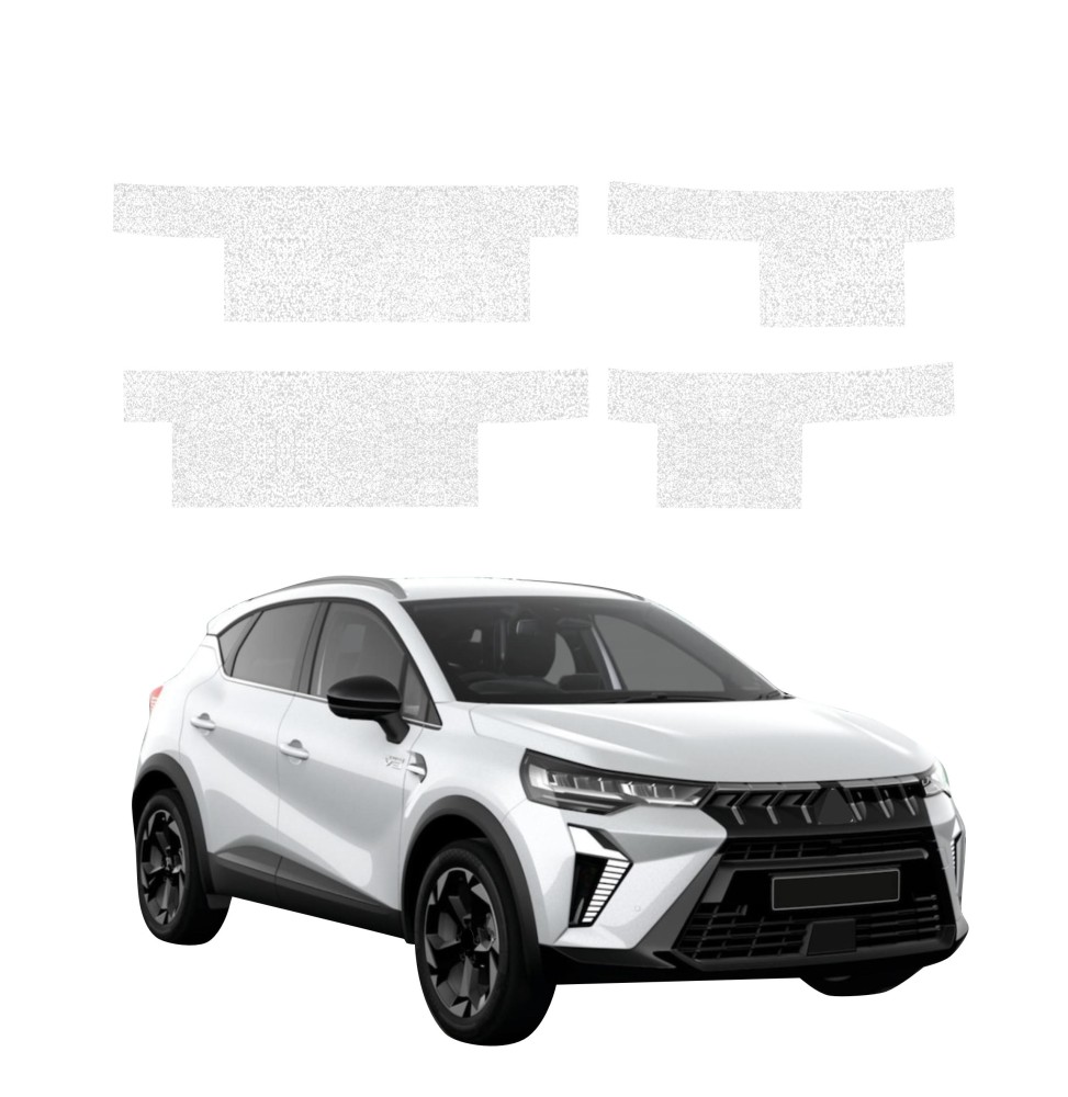 Powłoka techniczna na progi do Mitsubishi ASX Facelift (2024-2026) GRIZZ 4w1 HeavyDuty Biała