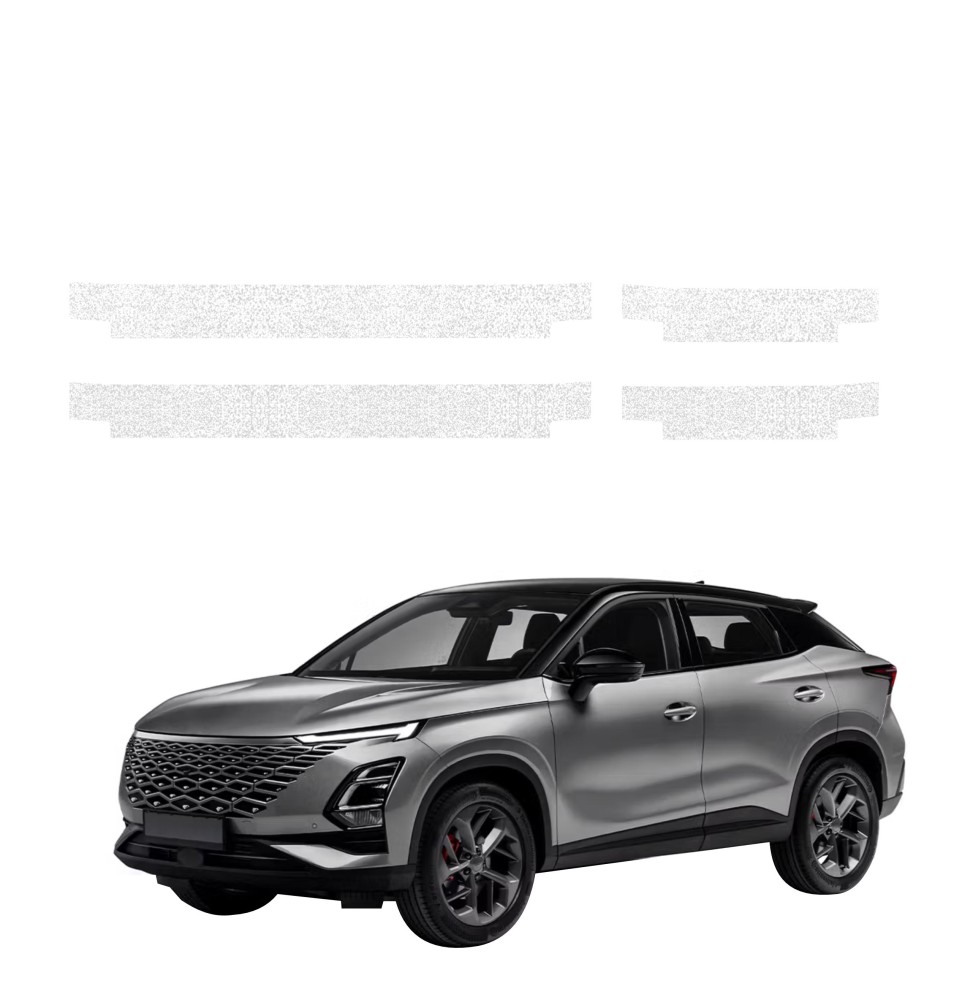 Powłoka techniczna na progi do OMODA 5 Facelift (2024-2026) GRIZZ 4w1 HeavyDuty Biała