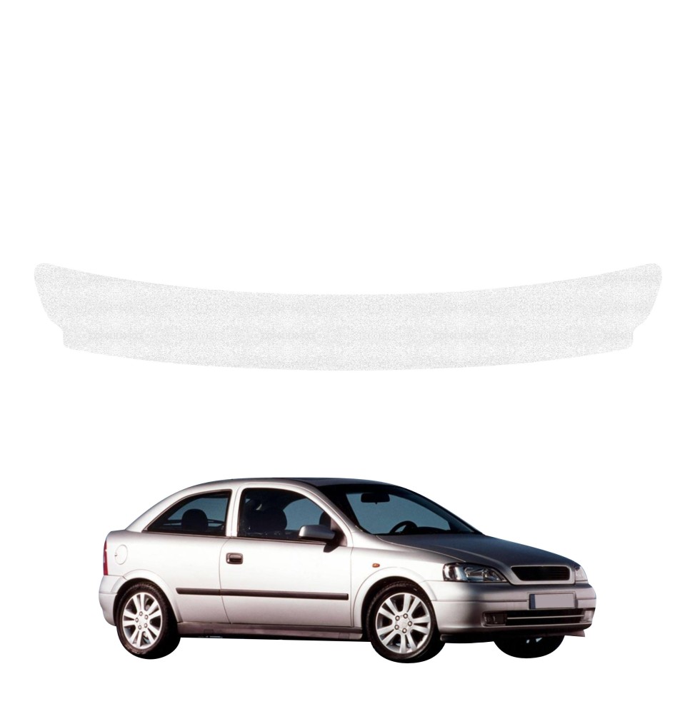 Powłoka techniczna na próg bagażnika do Opel Astra G Hatchback 3D (1998-2009) GRIZZ HeavyDuty Biała