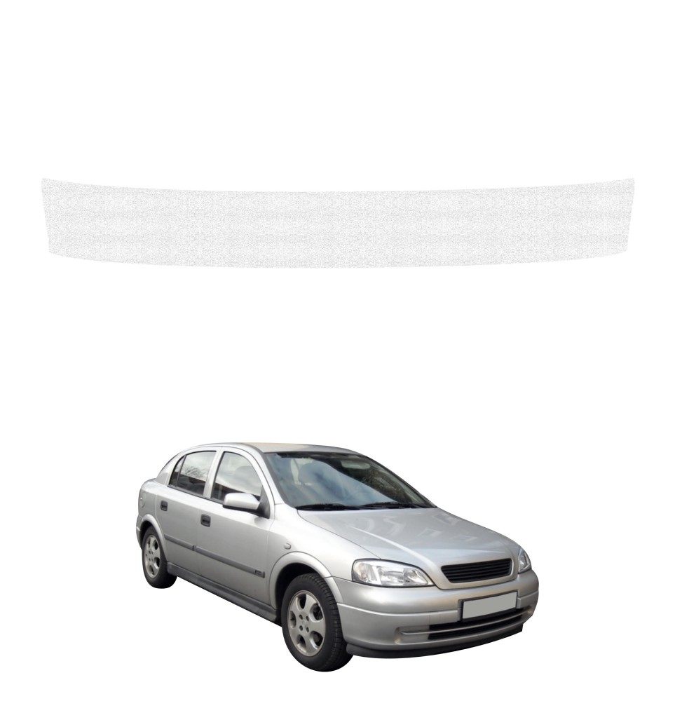 Powłoka techniczna na próg bagażnika do Opel Astra G Hatchback 5D (1998-2009) GRIZZ HeavyDuty Biała