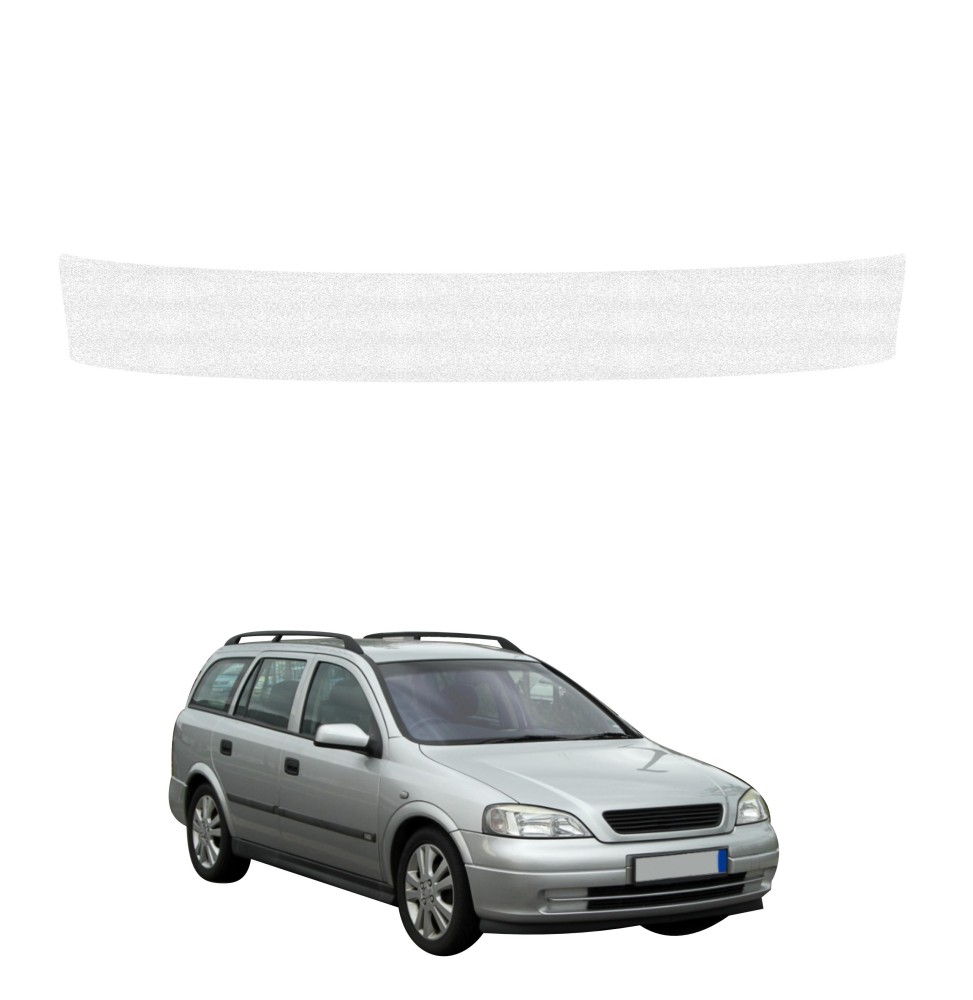 Powłoka techniczna na próg bagażnika do Opel Astra G Kombi (1998-2009) GRIZZ HeavyDuty Biała