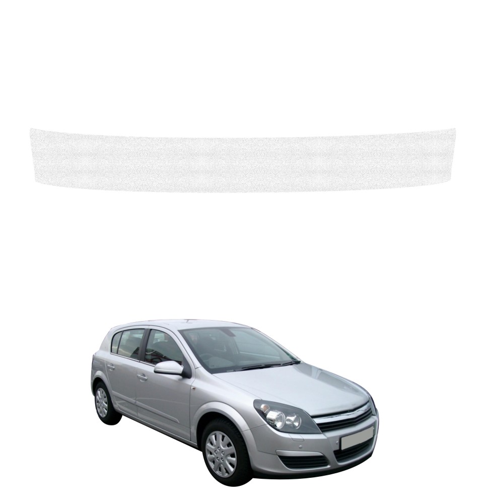 Powłoka techniczna na próg bagażnika do Opel Astra H Hatchback 5D (2004-2014) GRIZZ HeavyDuty Biała
