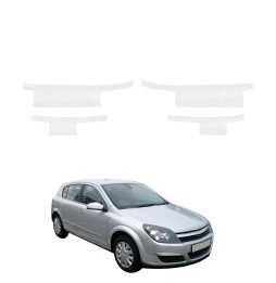 Powłoka techniczna na progi do Opel Astra H Hatchback 5D (2004-2014) GRIZZ 4w1 HeavyDuty Biała