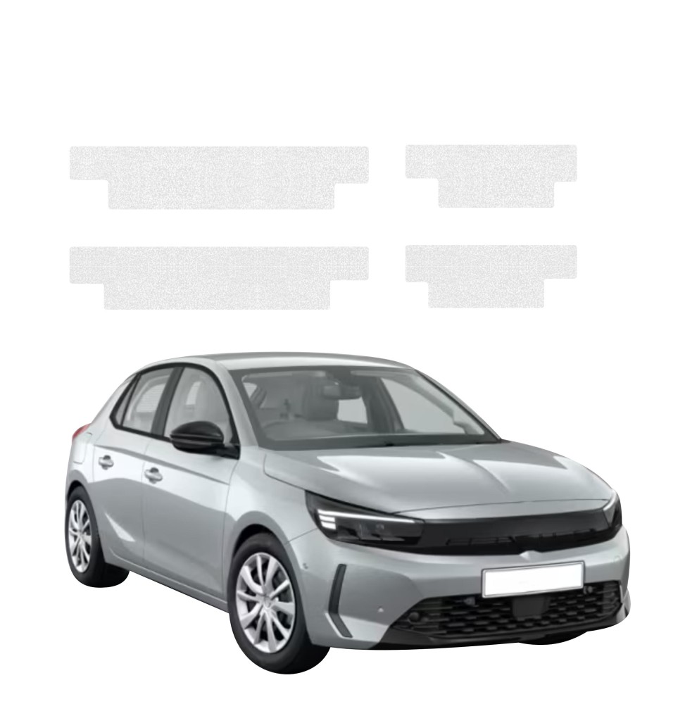 Powłoka techniczna na progi do Opel Corsa (2023-2026) GRIZZ 4w1 HeavyDuty Biała