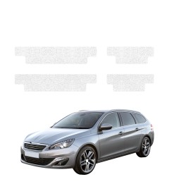 Powłoka techniczna na progi do Peugeot 308 Kombi (2013-2021) GRIZZ 4w1 HeavyDuty Biała