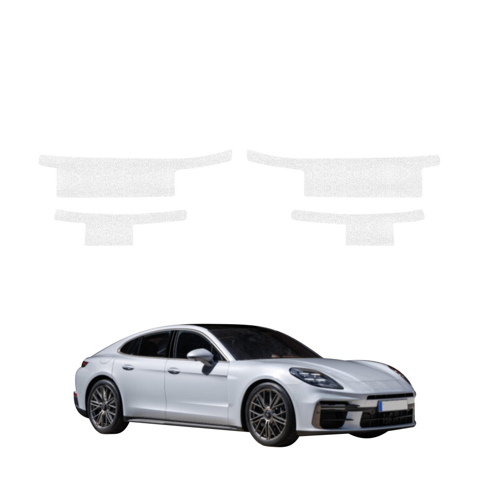 Powłoka techniczna na progi do Porsche Panamera 2 (2016-2024) GRIZZ 4w1 HeavyDuty Biała