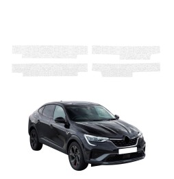 Powłoka techniczna na progi do Renault Arkana (2022-2026) GRIZZ 4w1 HeavyDuty Biała