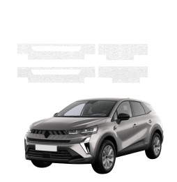Powłoka techniczna na progi do Renault Captur (2024-2026) GRIZZ 4w1 HeavyDuty Biała