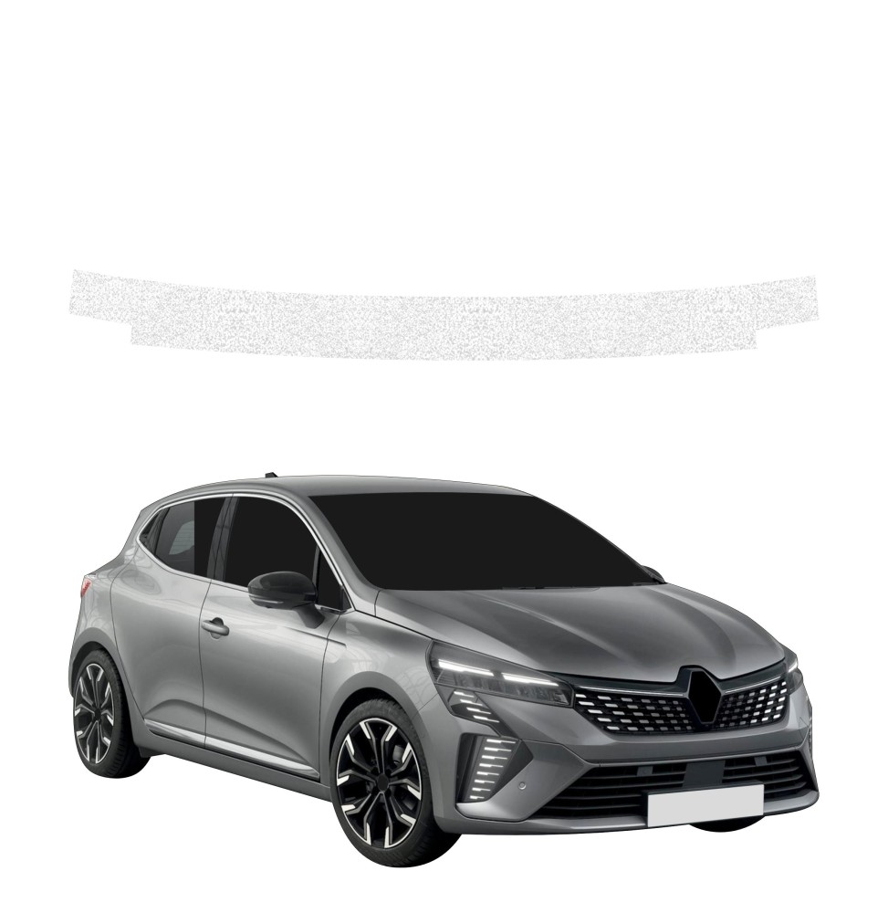 Powłoka techniczna na próg bagażnika do Renault Clio (2023-2024) GRIZZ HeavyDuty Biała