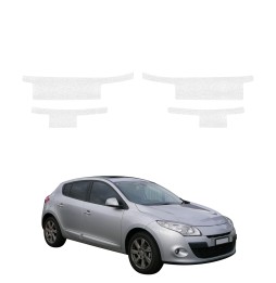 Powłoka techniczna na progi do Renault Megane 3 Kombi 5D (2008-2012) GRIZZ 4w1 HeavyDuty Biała