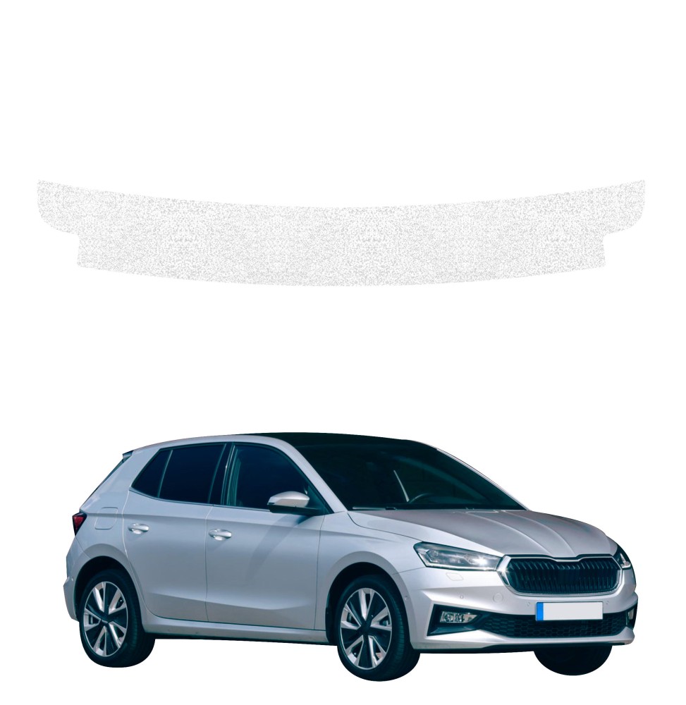 Powłoka techniczna na próg bagażnika do Skoda Fabia (2019-2026) GRIZZ HeavyDuty Biała