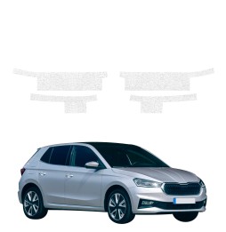Powłoka techniczna na progi do Skoda Fabia (2019-2026) GRIZZ 4w1 HeavyDuty Biała