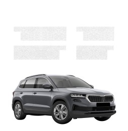 Powłoka techniczna na progi do Skoda Karoq (2022-2026) GRIZZ 4w1 HeavyDuty Biała