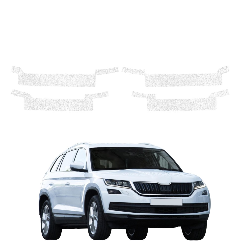 Powłoka techniczna na progi do Skoda Kodiaq (2016-2023) GRIZZ 4w1 HeavyDuty Biała