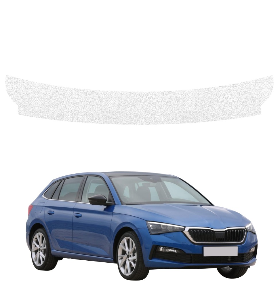 Powłoka techniczna na próg bagażnika do Skoda Scala (2019-2023) GRIZZ HeavyDuty Biała