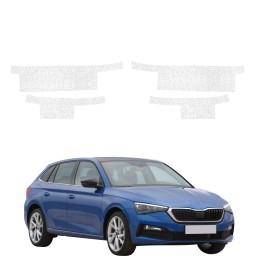 Powłoka techniczna na progi do Skoda Scala (2019-2023) GRIZZ 4w1 HeavyDuty Biała