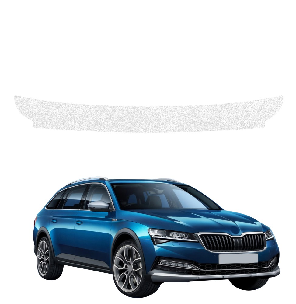 Powłoka techniczna na próg bagażnika do Skoda Superb 3 Combi (2019-2023) GRIZZ HeavyDuty Biała
