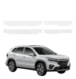 Powłoka techniczna na progi do Suzuki S-Cross (2021-2026) GRIZZ 4w1 HeavyDuty Biała