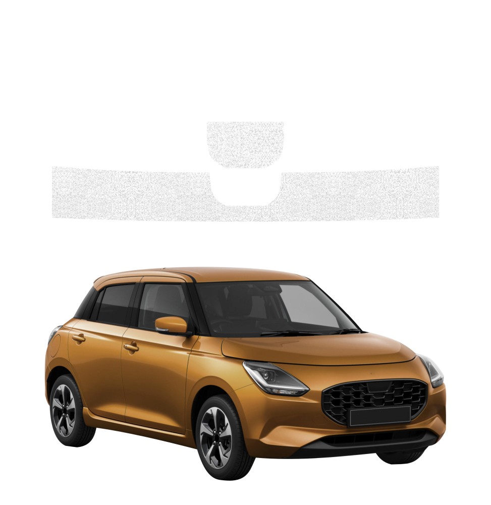 Powłoka techniczna na próg bagażnika do Suzuki Swift (2024-2026) GRIZZ 2w1 HeavyDuty Biała