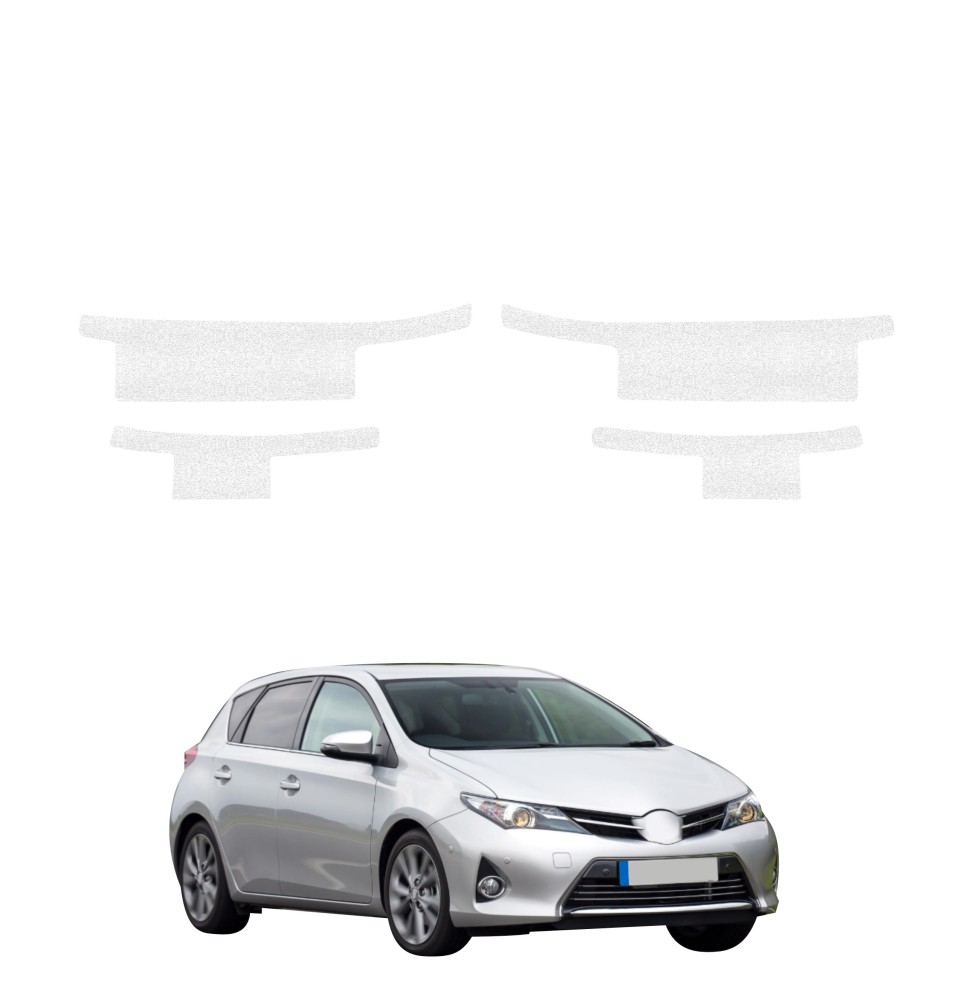 Powłoka techniczna na progi do Toyota Auris (2012-2015) GRIZZ 4w1 HeavyDuty Biała