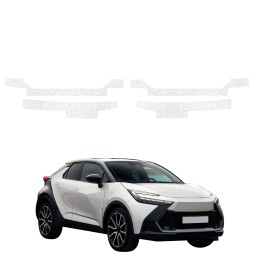 Powłoka techniczna na progi do Toyota C-HR (2023-2026) GRIZZ 4w1 HeavyDuty Biała