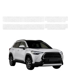 Powłoka techniczna na progi do Toyota Corolla Cross (2022-2026) GRIZZ 4w1 HeavyDuty Biała