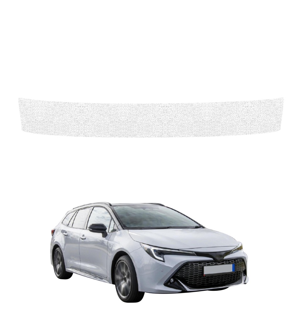Powłoka techniczna na próg bagażnika do Toyota Corolla Kombi (2019-2022) GRIZZ HeavyDuty Biała