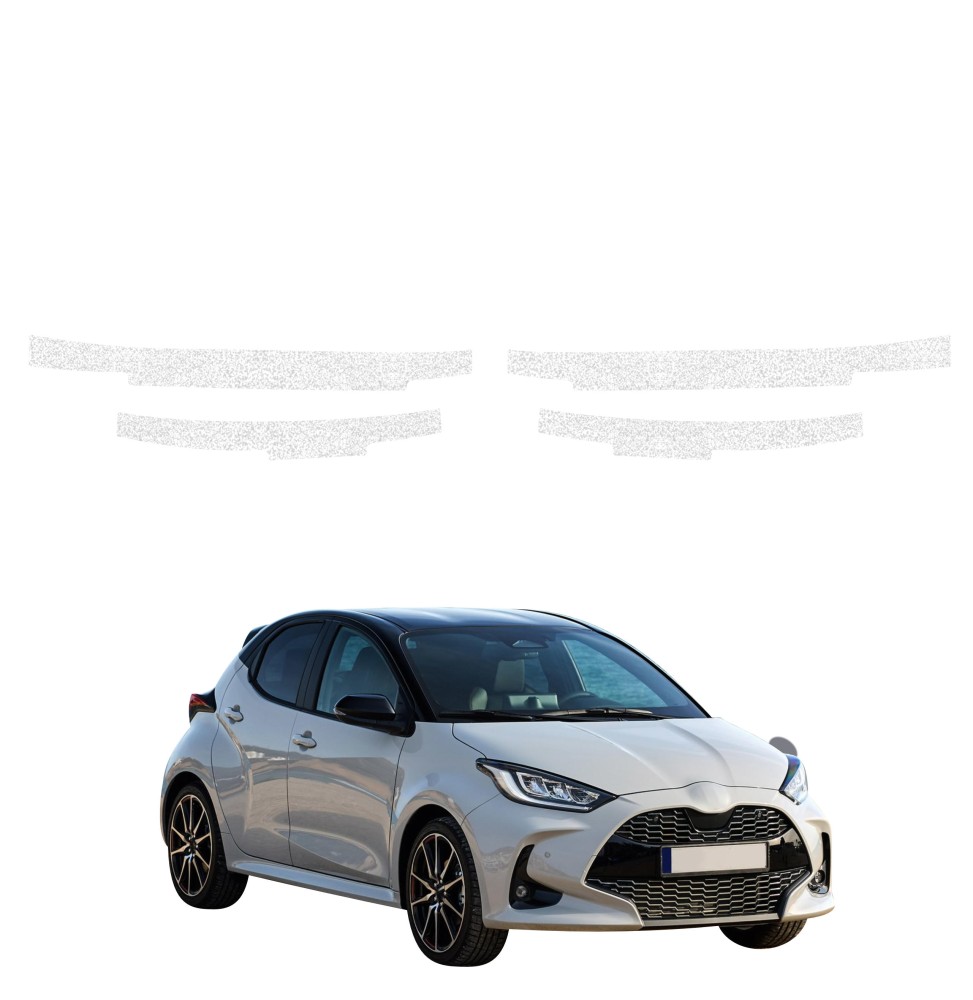 Powłoka techniczna na progi do Toyota Yaris HEV (2020-2026) GRIZZ 4w1 HeavyDuty Biała
