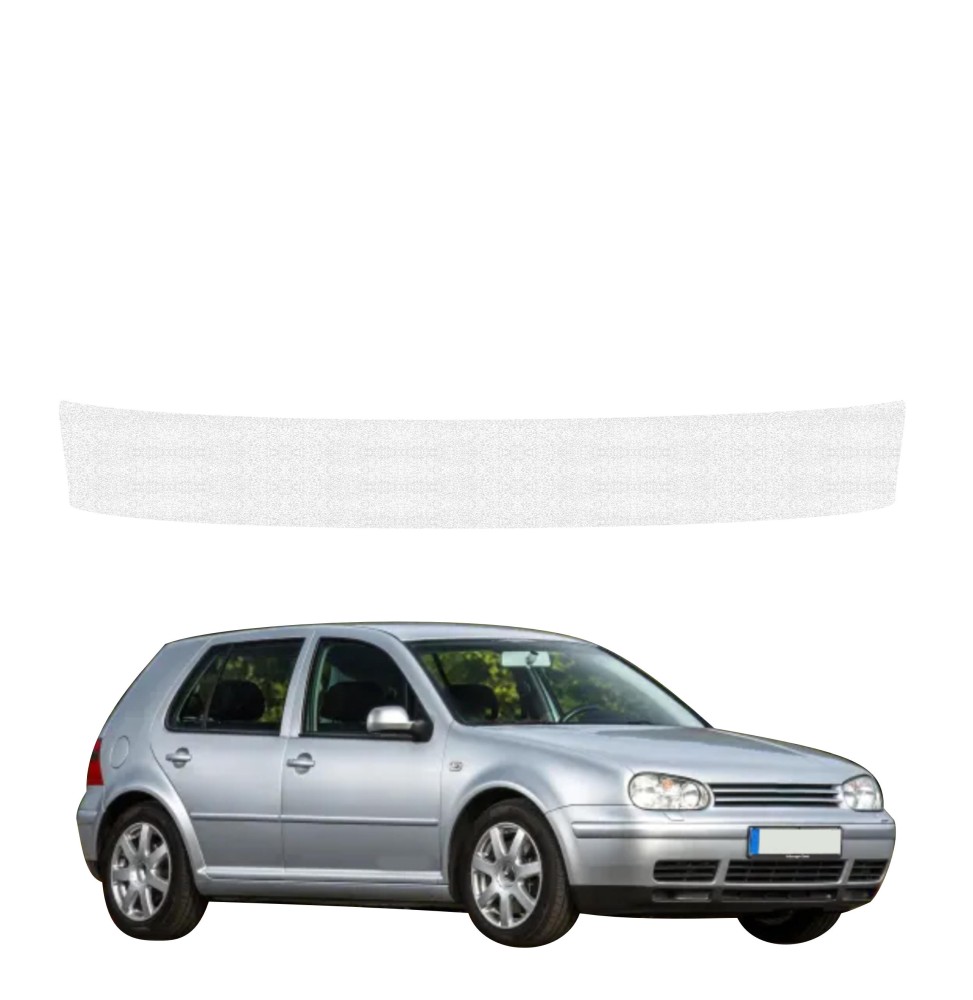 Powłoka techniczna na próg bagażnika do Volkswagen Golf 4 Hatchback 5D (1997-2003) GRIZZ HeavyDuty Biała