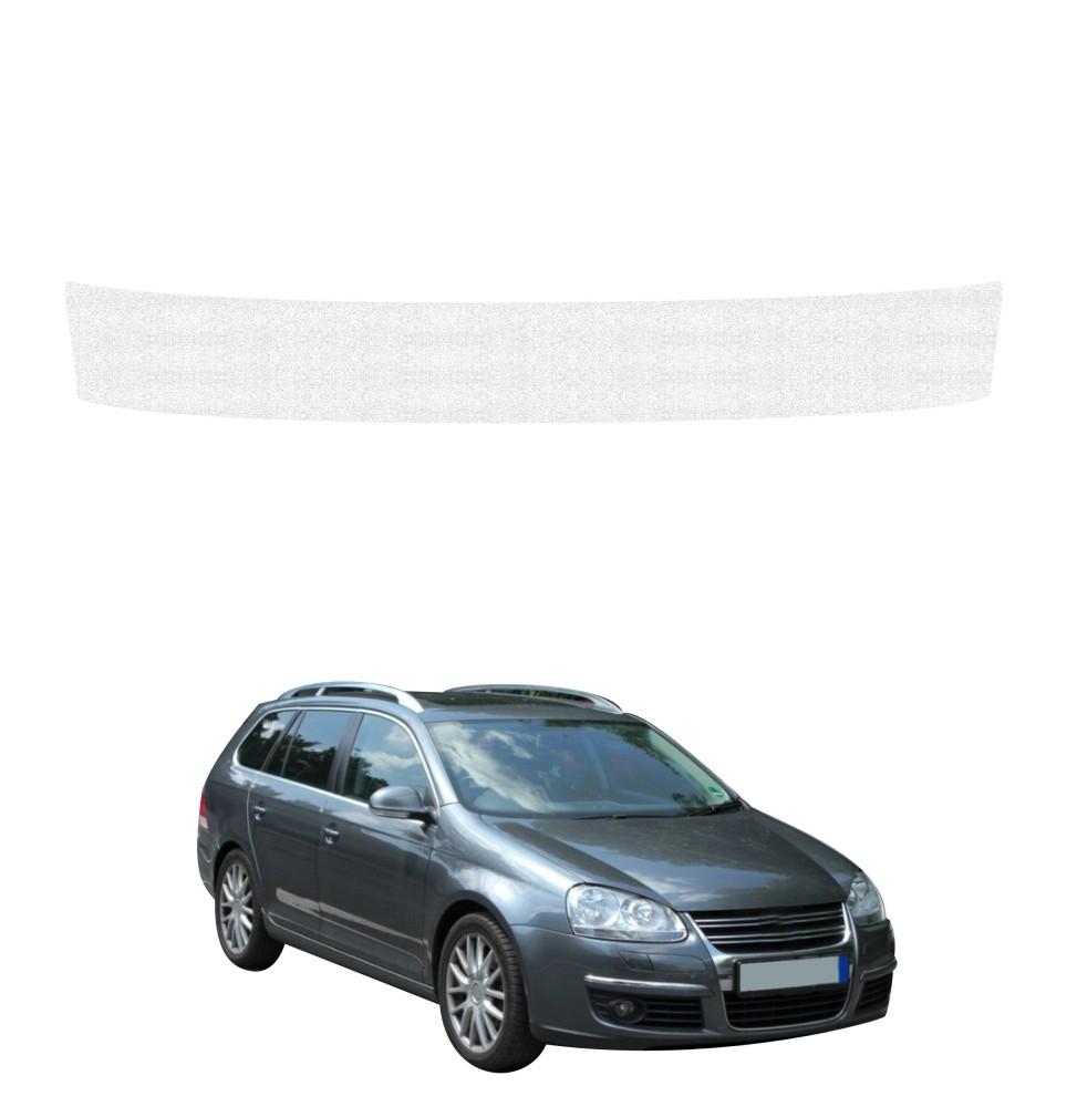 Powłoka techniczna na próg bagażnika do Volkswagen Golf 5 Variant (2003-2009) GRIZZ HeavyDuty Biała
