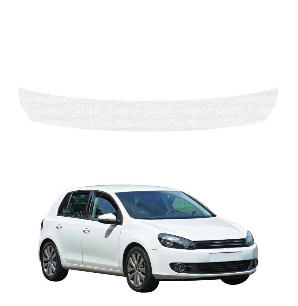 Powłoka techniczna na próg bagażnika do Volkswagen Golf 6 Hatchback 5D (2008-2013) GRIZZ HeavyDuty Biała