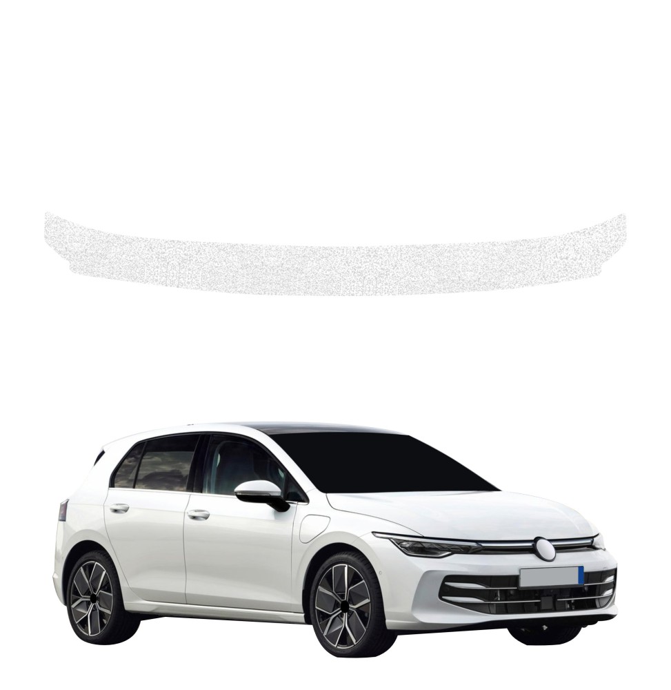 Powłoka techniczna na próg bagażnika do Volkswagen Golf 8 Hatchback (2024-2026) GRIZZ HeavyDuty Biała